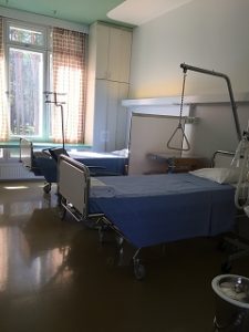 オリジナルのままの病室の画像