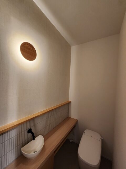 滝沢市O様邸　トイレ造作の画像