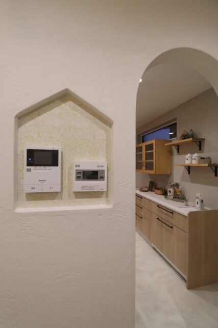 お家型ニッチ|高断熱|大共ホームの画像