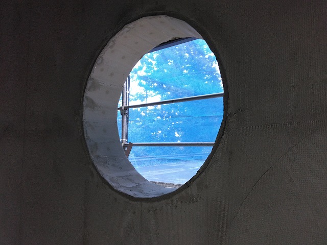 平泉　S様邸　丸型開口の画像