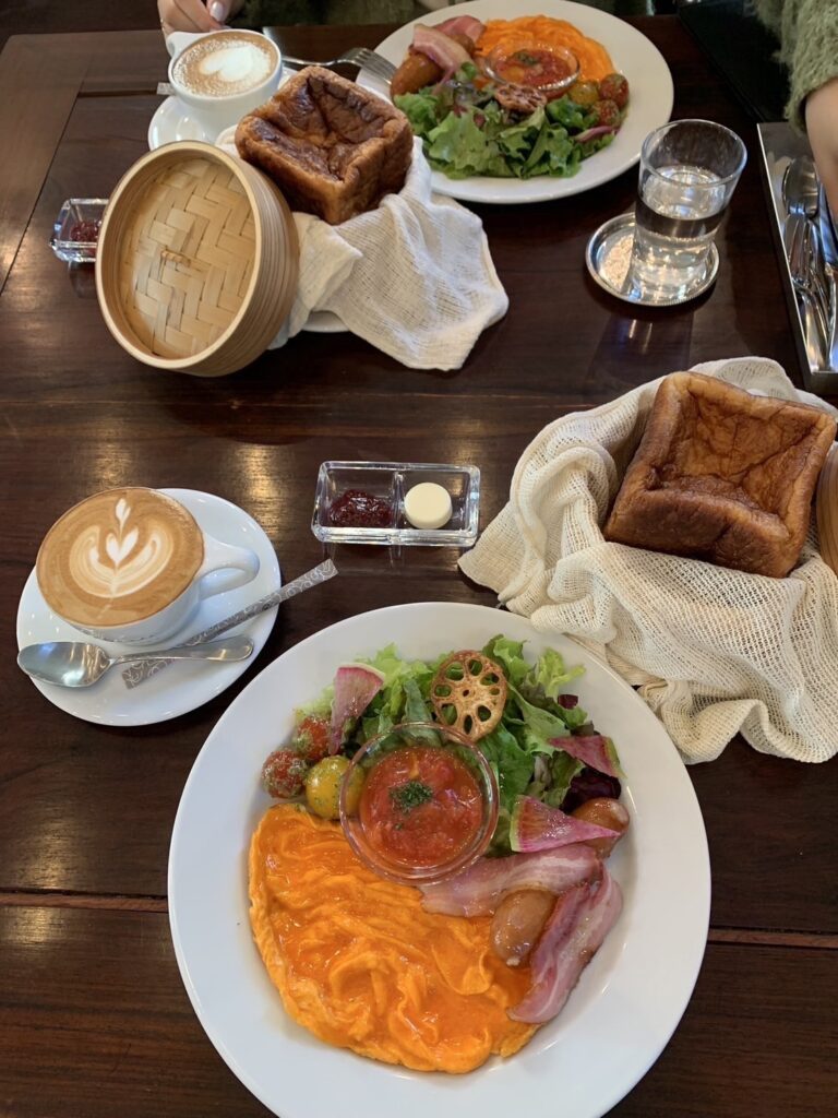 神戸のカフェでのモーニングの画像