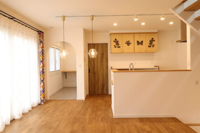キャラクターデザインの収納｜岩手県注文住宅の画像