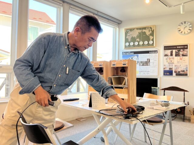 親方の実験時間｜大共ホーム｜高断熱高気密住宅の画像