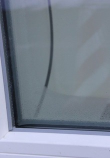窓の結露の画像