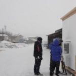 雪降る中・・の画像