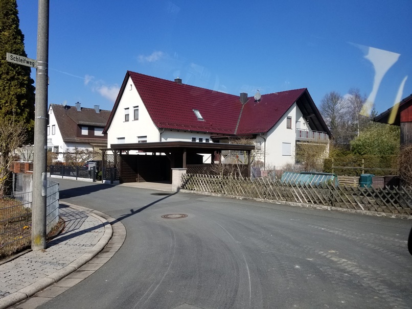 ドイツの住宅地の家 (1)の画像