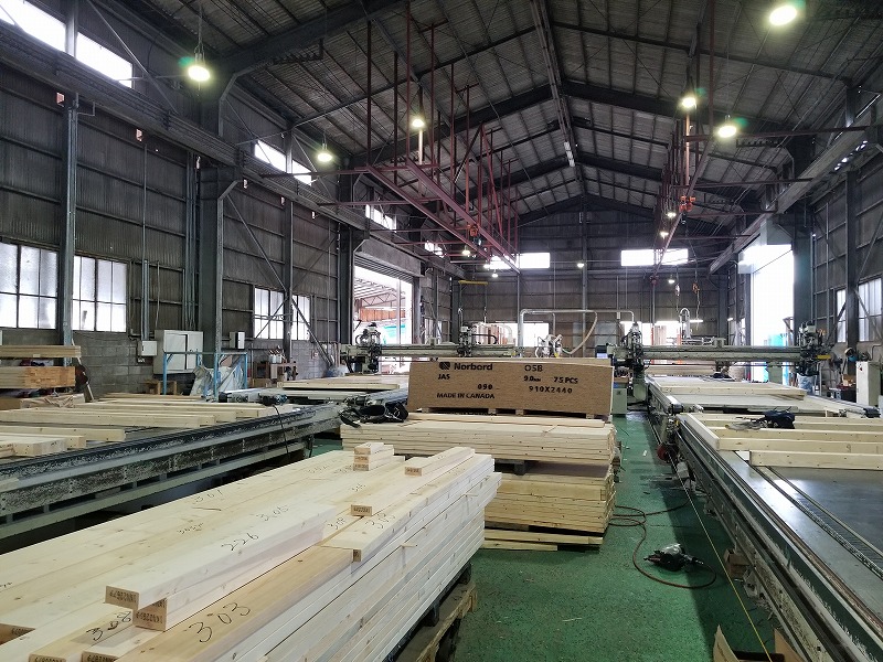 2×4住宅パネル工場(2)の画像