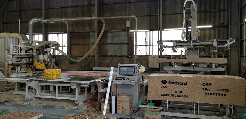 2×4住宅パネル工場(3)の画像