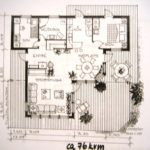 北欧住宅間取り図の表現の画像