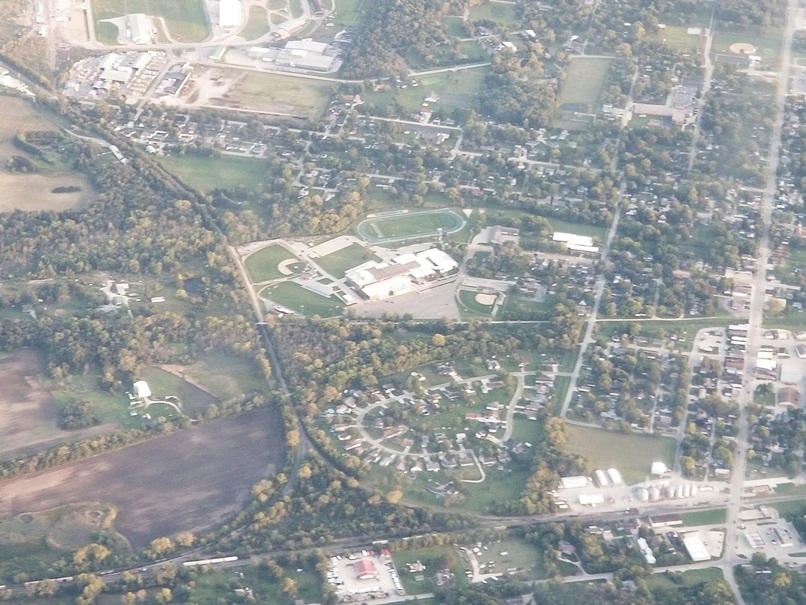 空からのアメリカの住宅地ほか(３)の画像