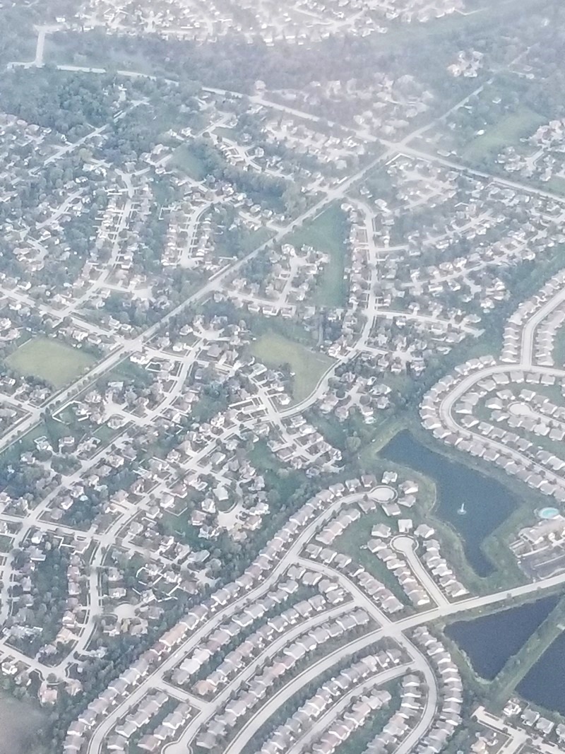 空からのアメリカの住宅地ほか(7)の画像