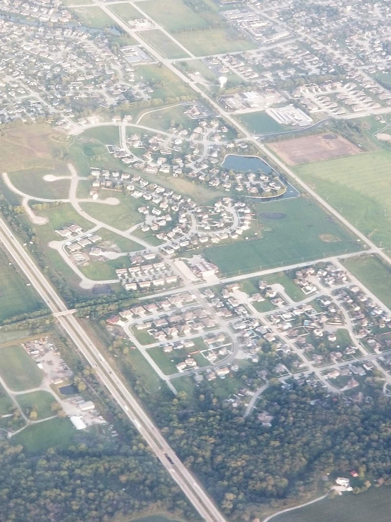 空からのアメリカの住宅地ほか(4)の画像