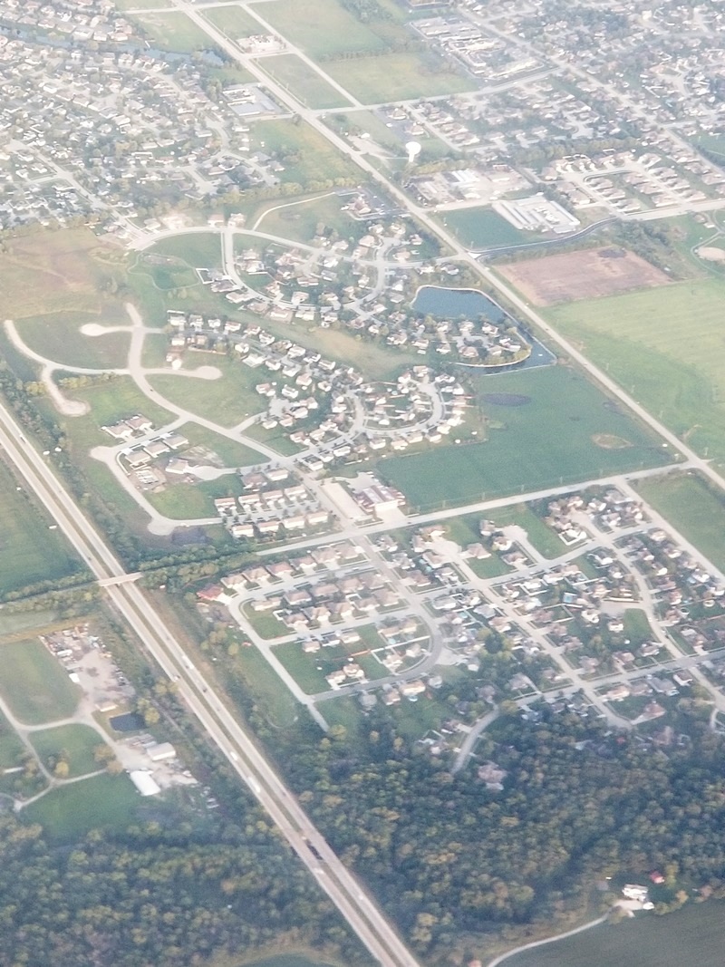 空からのアメリカの住宅地ほか(４)