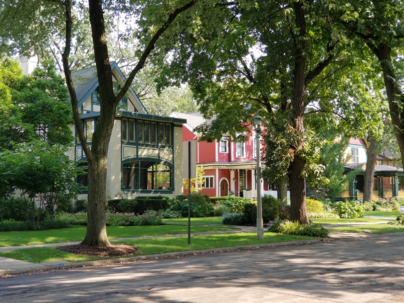 アメリカの住宅の外観 (6)の画像