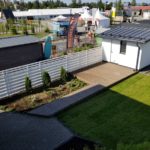 北欧住宅の敷地利用の画像