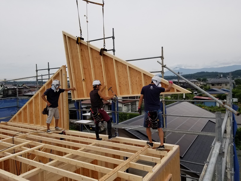 住宅のフレーミング２の画像