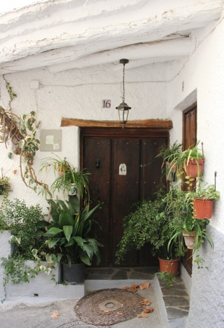南欧の家の玄関