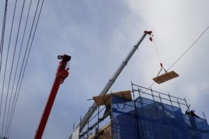 大寒の岩手で住宅フレーミング (1)の画像