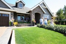 アメリカ住宅の庭先6の画像