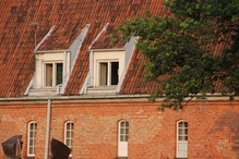 北欧の街６家の屋根