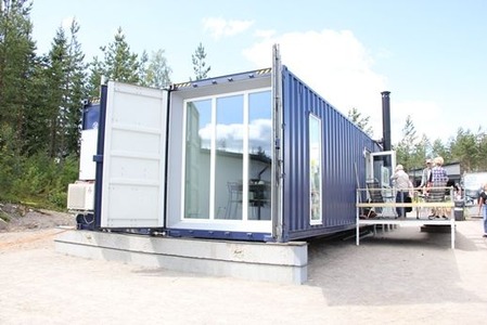 北欧のコンテナ住宅１の画像