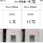 岩手で住宅の断熱レベル比較測定の画像