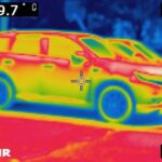 岩手猛暑日の車中温度1の画像
