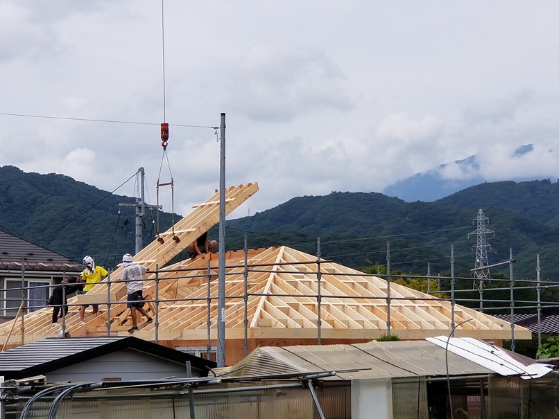 家の建て替え；岩手県滝沢市３