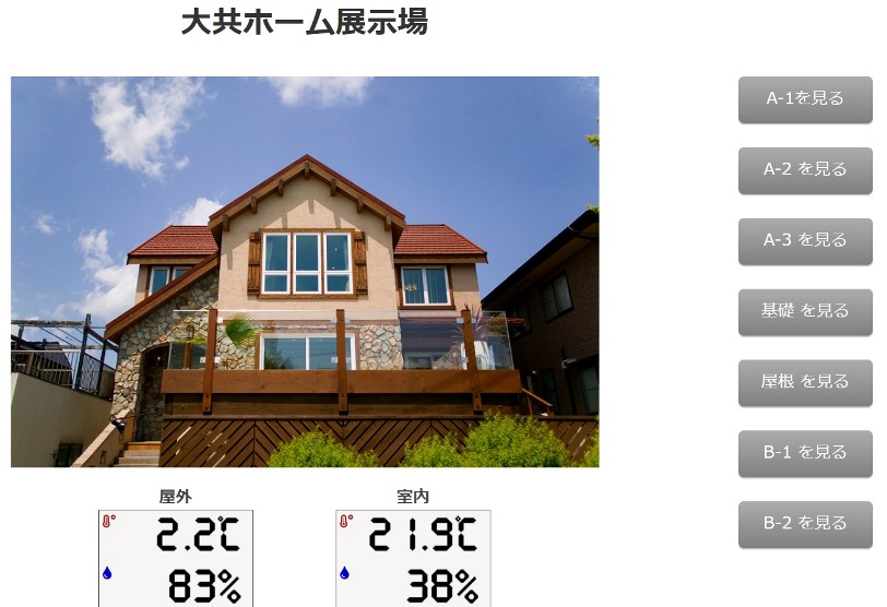 岩手県滝沢市の朝の外気温の画像