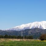 今朝の岩手山の画像