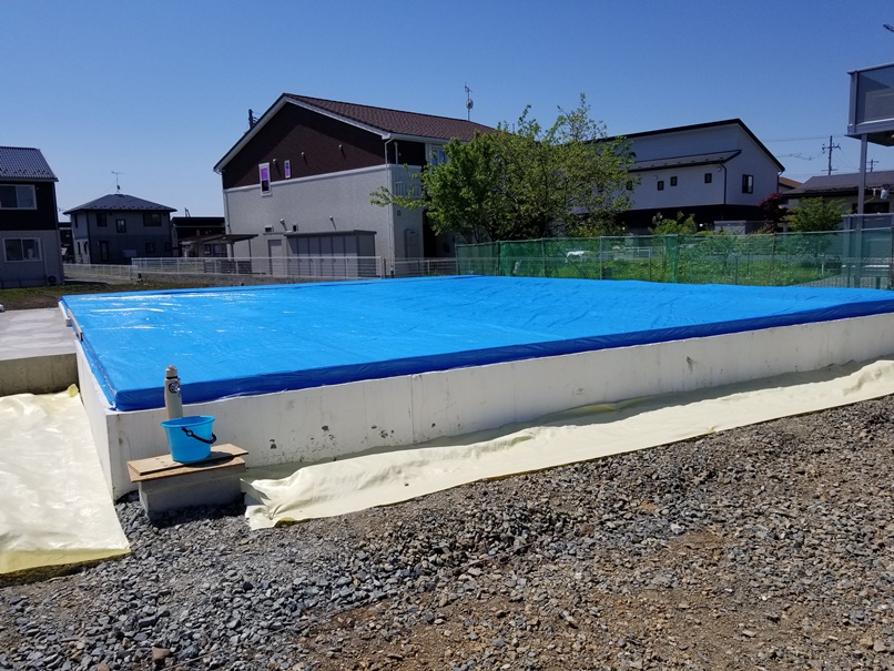 住宅のフレーミング3日前の画像