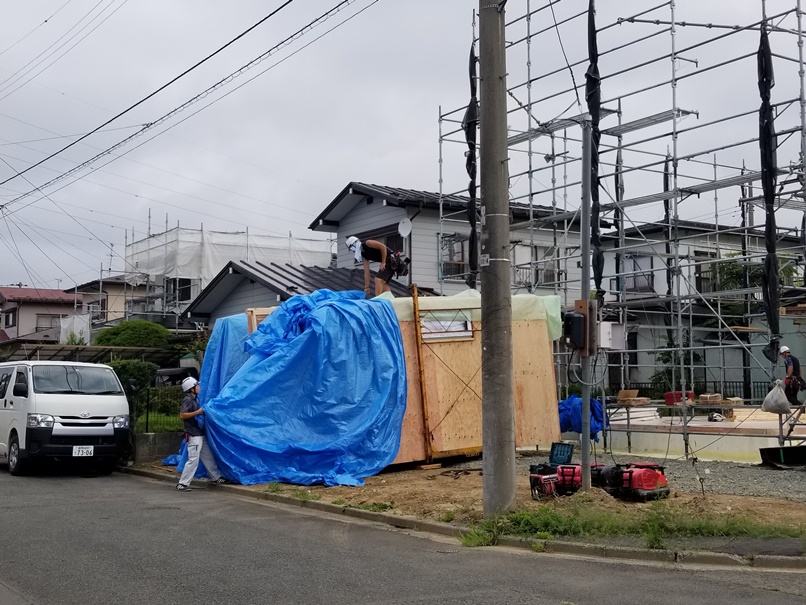 住宅フレーミング段取り (3)