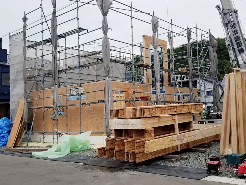 高断熱住宅の上棟(16)の画像