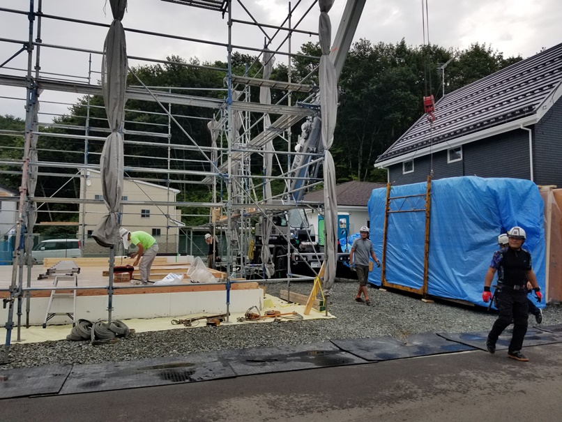 高断熱住宅の上棟 (1)の画像