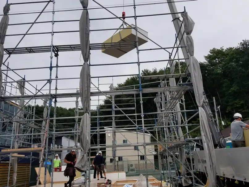 高断熱住宅の上棟 (2)の画像