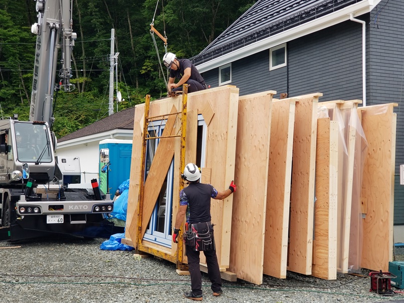 高断熱住宅の上棟(4)の画像
