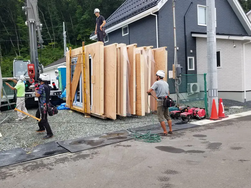 高断熱住宅の上棟(3)の画像