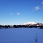穏やかな岩手の朝の画像