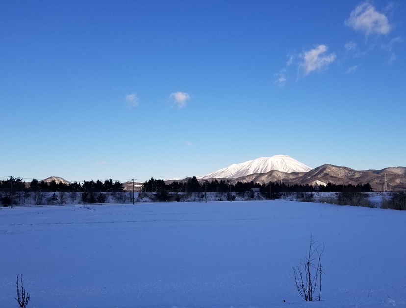 穏やかな岩手の朝の画像