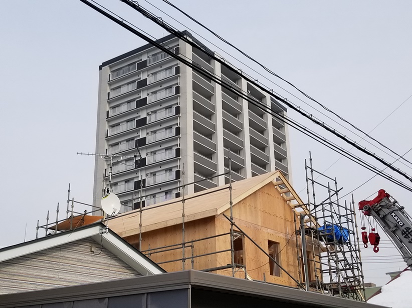 岩手県北上住宅フレーミングの画像