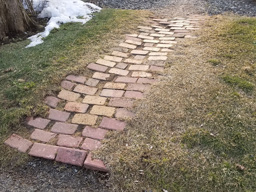 凍み上がりが落ち着いた通路の画像