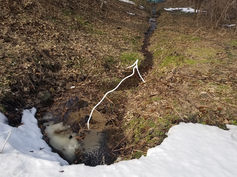 雪解け水排水(2)