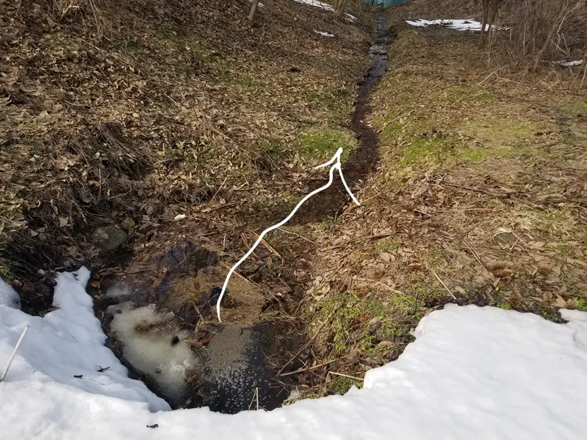 雪解け水排水(2)の画像