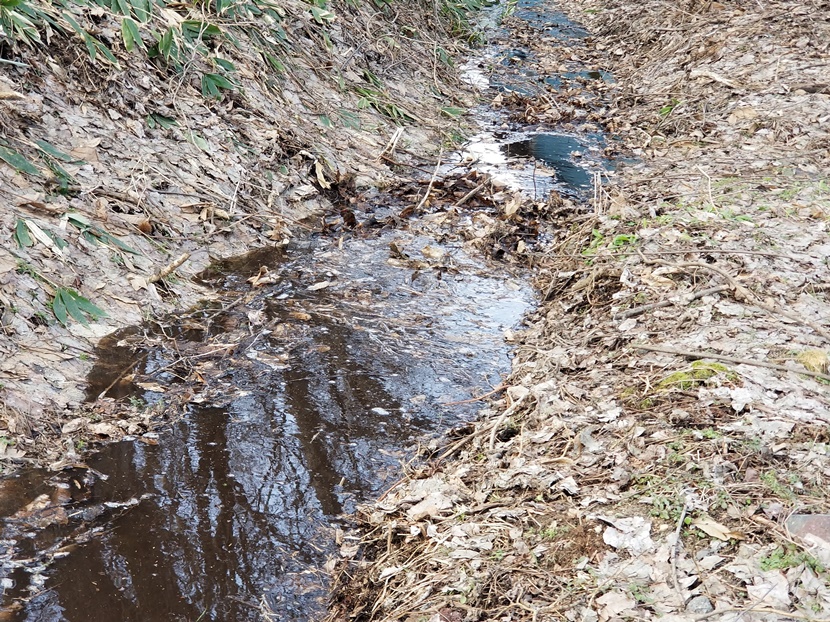 雪解け水排水(3)