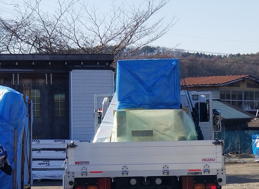 住宅フレーミング前日 (1)の画像