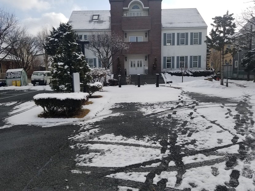 融雪でわかる蓄熱力の画像