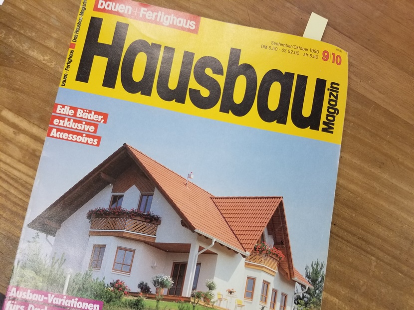 ドイツの住宅雑誌の画像