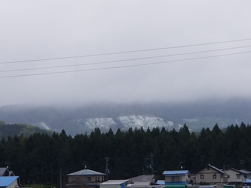 岩手は5月に冬？雪が・・