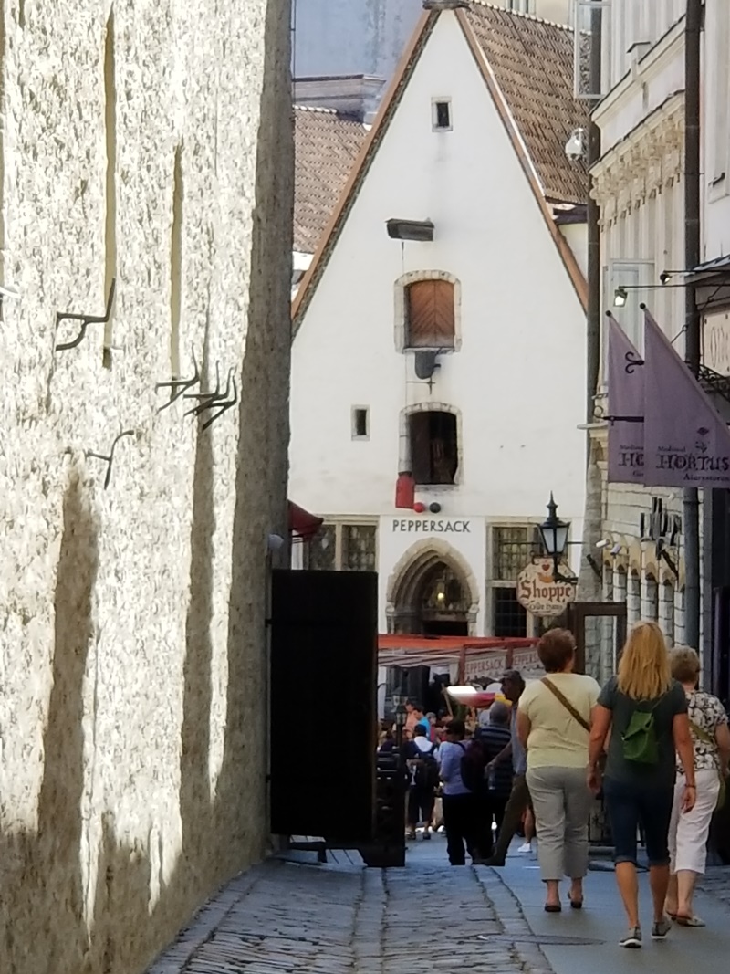 北欧の路地の画像