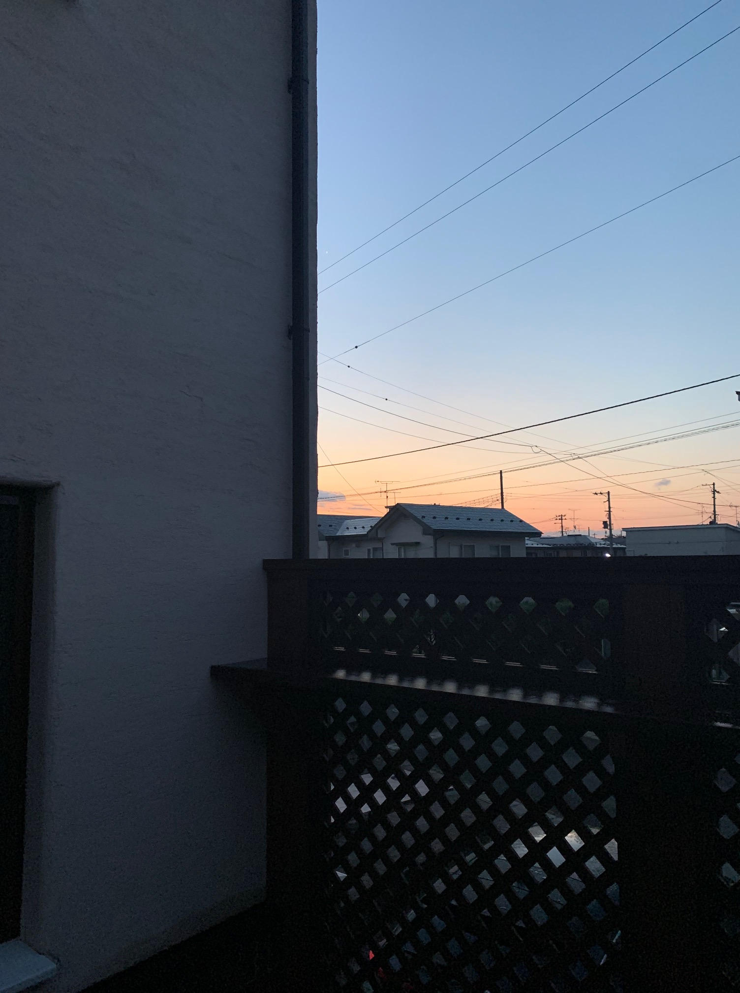 岩手今朝5時前の視界１の画像